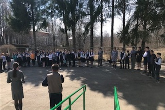 Плановая пожарная эвакуация учащихся в Кукшумской школе